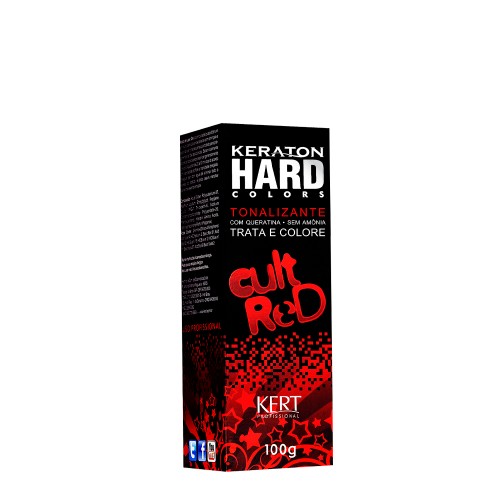 Kert Keraton Hard Colors Cult Red Coloração Semi-Permanente 100g