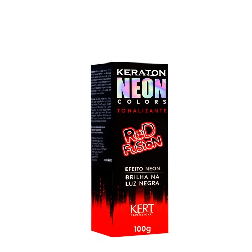 Kert Keraton Neon Colors Red Fusion Coloração Semi-Permanente 100g