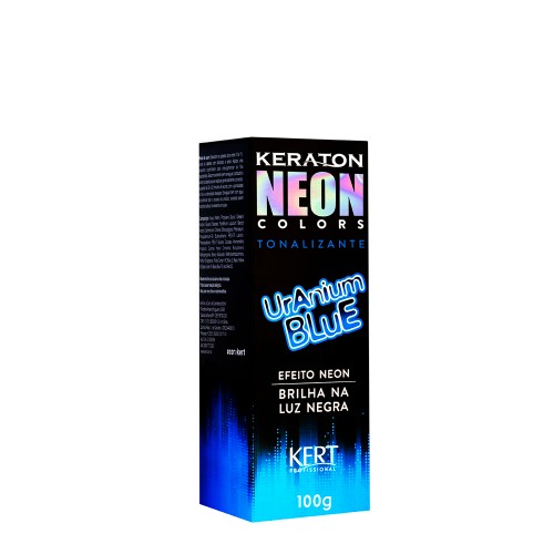 Kert Keraton Neon Colors Uranium Blue Coloração Semi-Permanente 100g