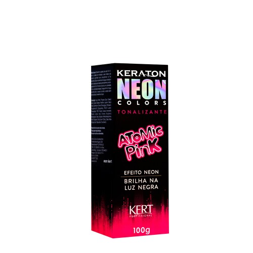 Kert Keraton Neon Colors Atomic Pink Coloração Semi-Permanente 100g
