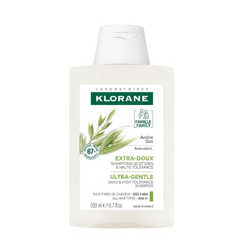 Klorane Aveia Shampoo Extra Suave 200ml