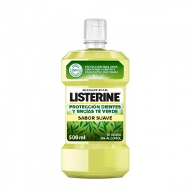 Listerine Proteção Dentes & Gengivas Chá Verde Sabor Suave 500ml
