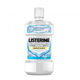 Listerine Advanced White Sabor Suave 500ml