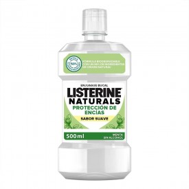 Listerine Naturals Proteção das Gengivas Sabor Suave 500ml