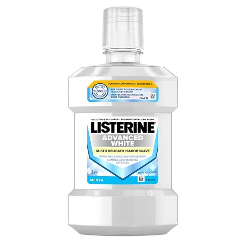 Listerine Advanced White Sabor Suave 1000ml