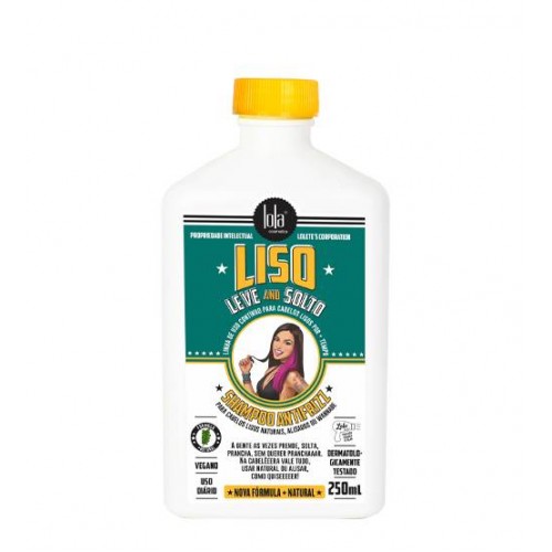 Lola Liso, Leve E Solto Shampoo Antifrizz 250ml