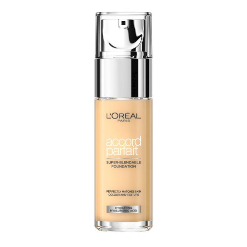 L'Oréal Accord Parfait com Ácido Hialurónico 1.R/1.C Rose Ivory 30ml