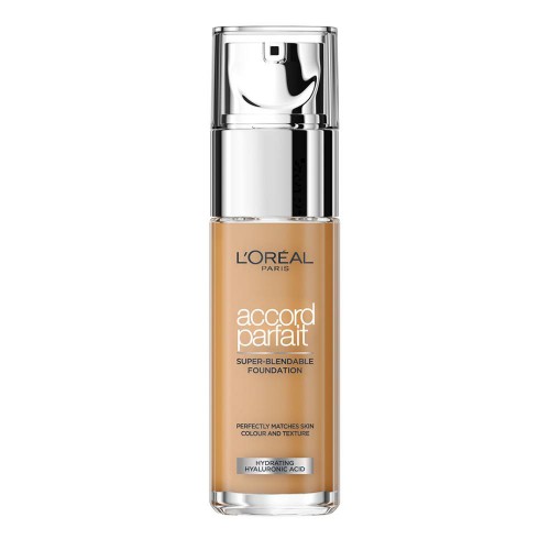 L'Oréal Accord Parfait com Ácido Hialurónico 6.5D/6.5W Golden Toffee 30ml