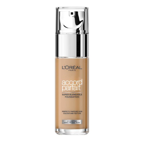 L'Oréal Accord Parfait com Ácido Hialurónico 7.D/7.W Golden Amber 30ml