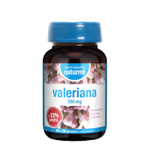 Naturmil Valeriana 500mg 90+30 comprimidos