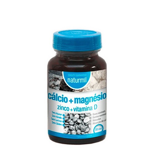 Naturmil Cálcio + Magnésio + Zinco + Vitamina D 90 + 30 comprimidos