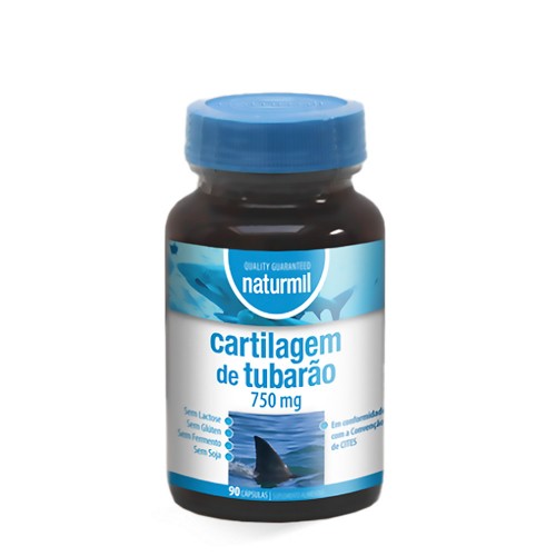 Naturmil Cartilagem de Tubarão 750mg 90 cápsulas