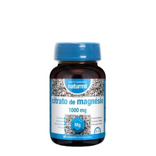 Naturmil Citrato de Magnésio 1000mg 60 comprimidos