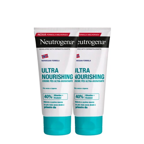 Neutrogena Creme de Pés Ultra-Hidratante 2x100ml