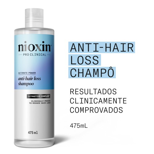 Nioxin Ultimate Power Shampoo Antiqueda 475ml