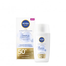 Nivea Sun Triple Protect Fluido Hidratante SPF50+ 40ml