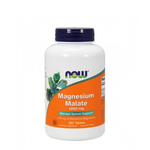 Now Magnesium Malate 1000mg 180 comprimidos