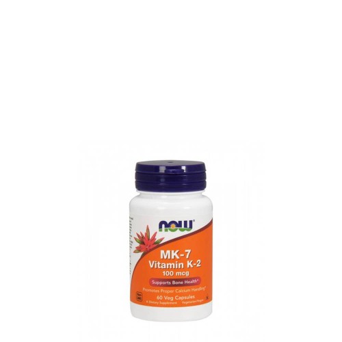 Now MK-7 Vitamina K-2 100mcg 60 cápsulas