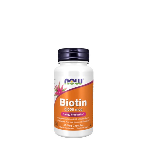 Now Biotin 5000mcg 60 cápsulas