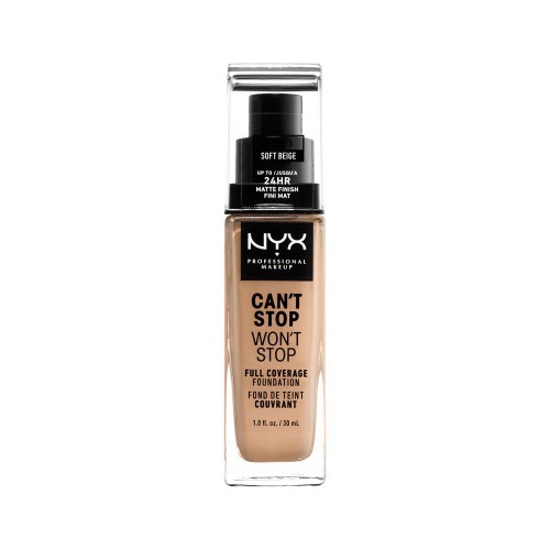 NYX Can't Stop Won't Stop Base - Soft Beige 30ml