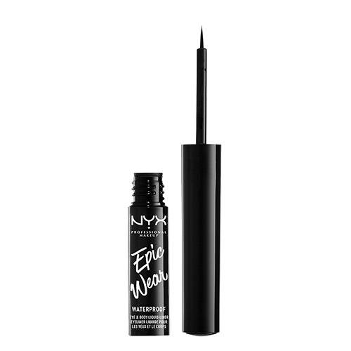 NYX Epic Wear Eyeliner Líquido/Gel Semi-Permanente - Black 3.5ml