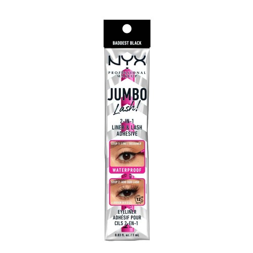 NYX Jumbo Lash! 2 em 1 Eyeliner e Fixador Pestanas	