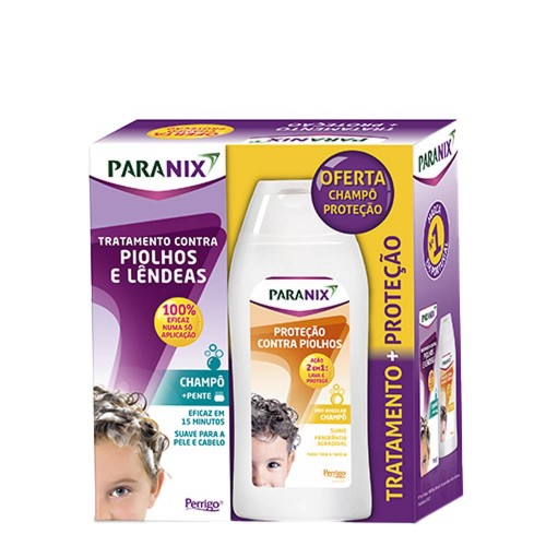 Paranix Shampoo de Tratamento 200ml + OFERTA Shampoo de Proteção 200ml