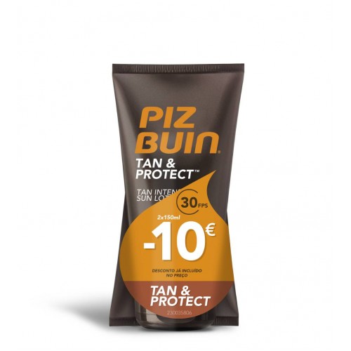 Piz Buin Tan & Protect Loção Intensificadora de Bronzeado FPS30 2x150ml Preço Especial