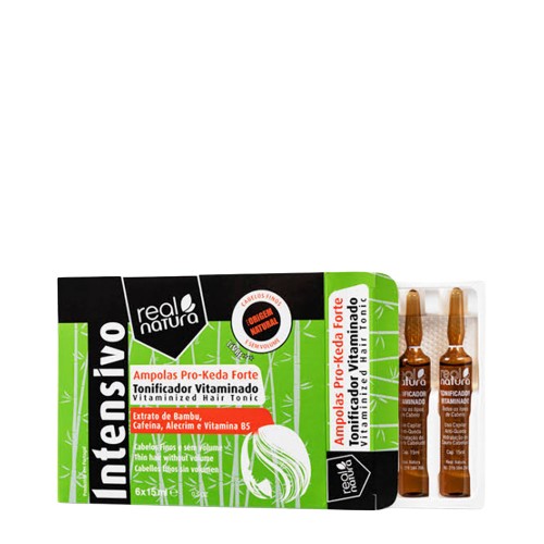 Real Natura Tonificador Vitaminado Ampolas Pro-Keda Forte 6x15ml
