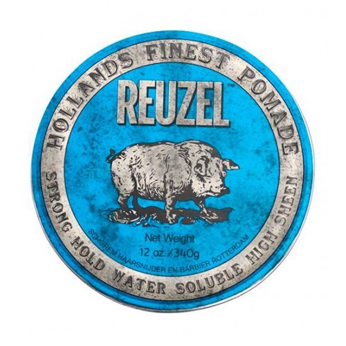 Reuzel Blue Pomade - Strong Hold Water Soluble High Sheen 340g