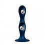 Satisfyer Double Ball-R Vibrador Anal e Vaginal Azul Escuro