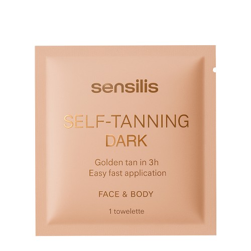 Sensilis Self-Tanning Dark Toalhitas Autobronzeadoras 6 unidades