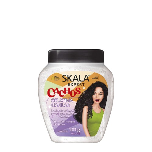 Skala Cachos Gelatina Capilar Definição para Caracóis 1000g