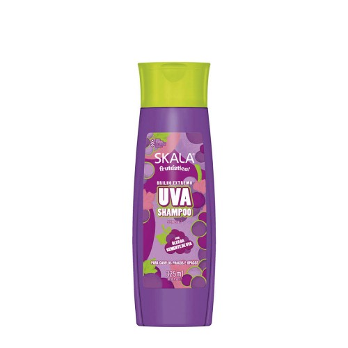 Skala Frutástica Uva Shampoo Brilho Extremo 325ml
