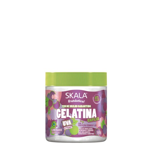 Skala Frutástica Uva Gelatina Capilar Brilho Extremo 550g