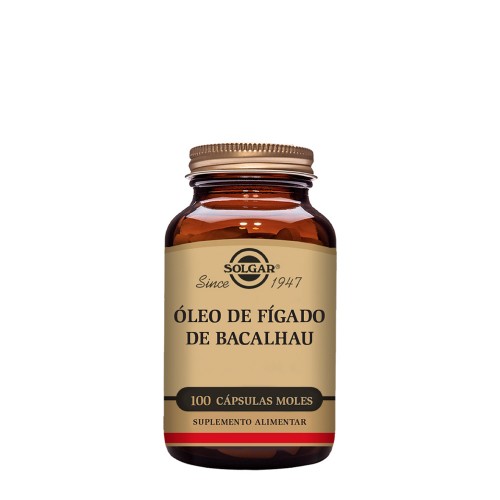 Solgar Óleo de Fígado de Bacalhau 100 cápsulas
