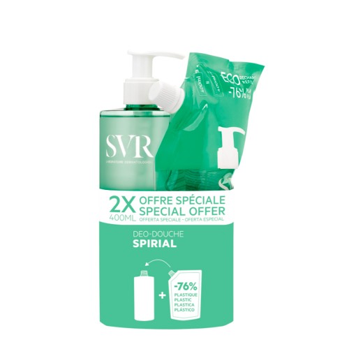 SVR SpirIal Deo Duche 400ml + Recarga 400ml