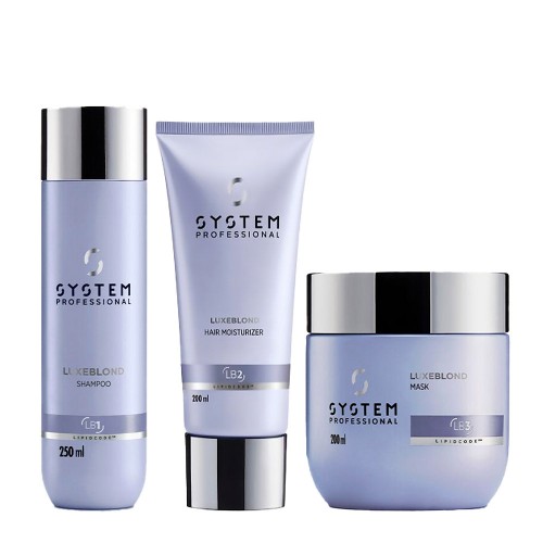 System Professional LuxeBlond Trio Cuidado para Loiros