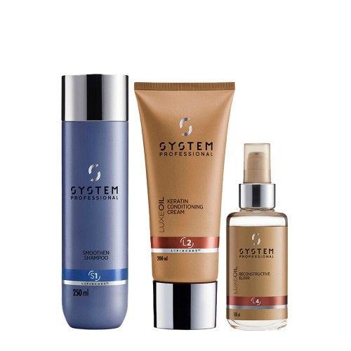 System Professional Smoothen + LuxeOil Rotina Antifrizz
