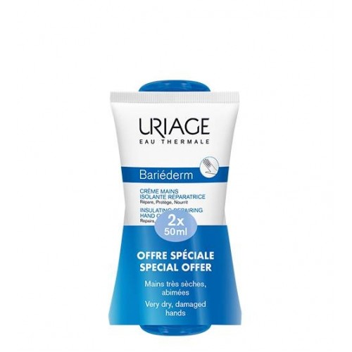 Uriage Bariéderm Creme de Mãos 2x50ml