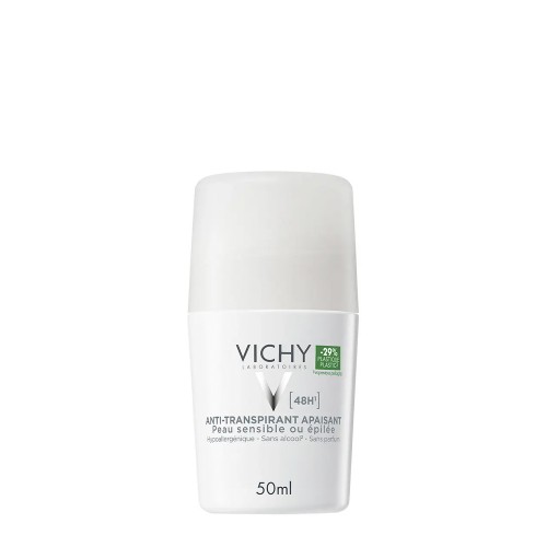 Vichy Desodorizante Antitranspirante 48h Pele Sensível 50ml