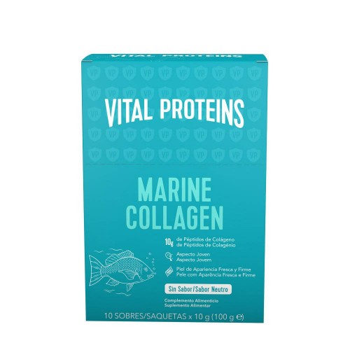 Vital Proteins Péptidos de Colagénio Marinho Neutro 10 saquetas