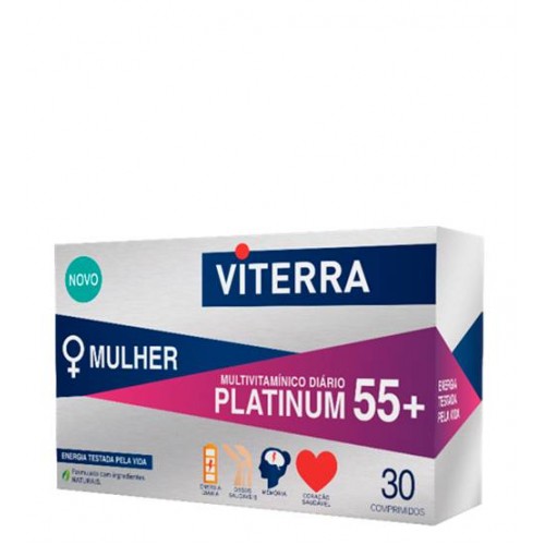 Viterra Platinum 55+ Mulher 30 Comprimidos