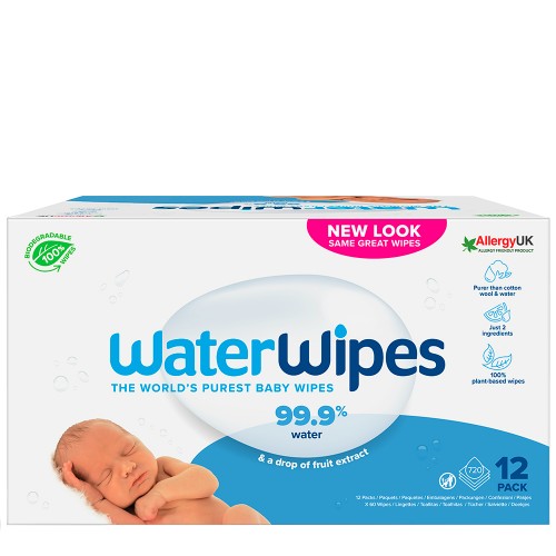 WaterWipes Toalhitas 12x60 unidades