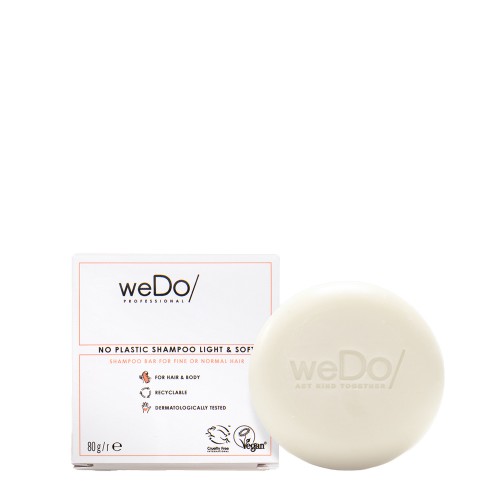 weDo/ Professional Light & Soft Shampoo Sólido para Cabelo e Corpo 80g